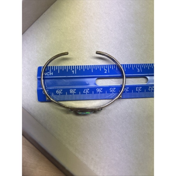 BENNIE BOWEKATY BRACELET STERLING SILVER WITH OPALS - Picture 16 of 16